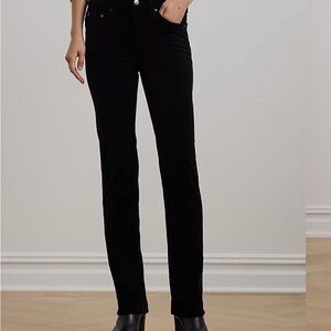 Roots  Corduroy Black Straight Leg Women's Jeans